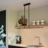 Moderne hanglamp zwart incl LED dimbaar - Bold