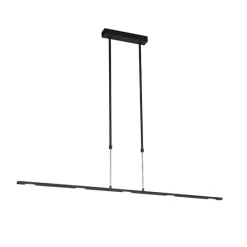 Moderne hanglamp zwart incl LED dimbaar - Bold
