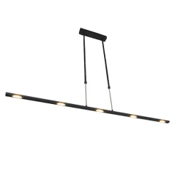 Moderne hanglamp zwart incl LED dimbaar - Bold