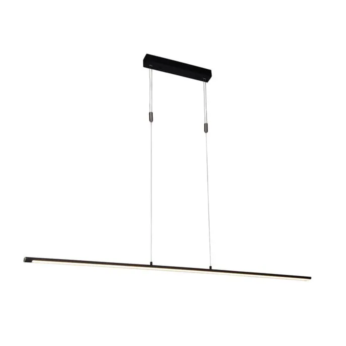 Moderne hanglamp zwart incl. LED 3-staps dimbaar - Benson