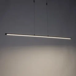 Moderne hanglamp zwart incl. LED 3-staps dimbaar - Benson