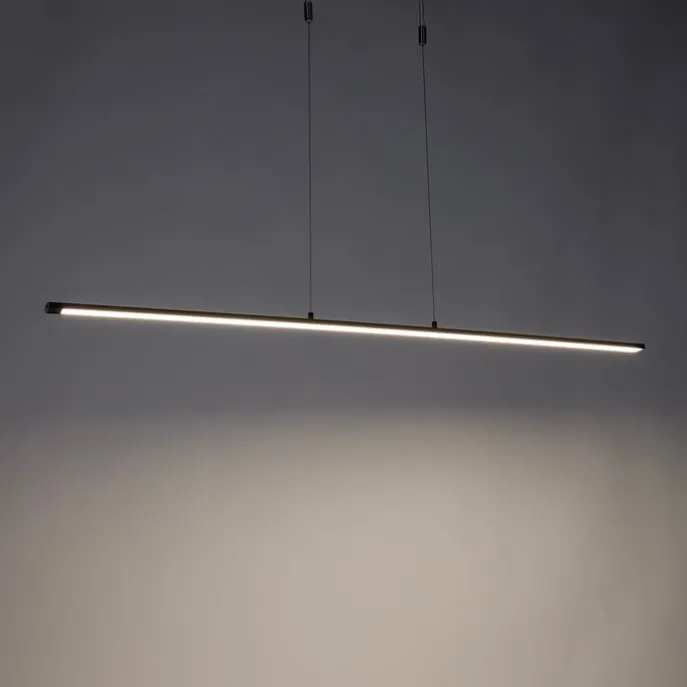 Moderne hanglamp zwart incl. LED 3-staps dimbaar - Benson