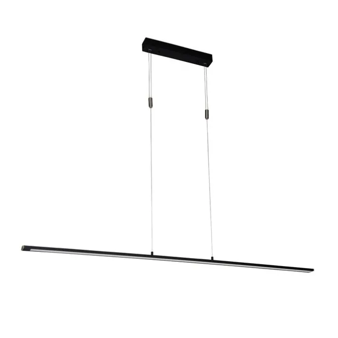 Moderne hanglamp zwart incl. LED 3-staps dimbaar - Benson