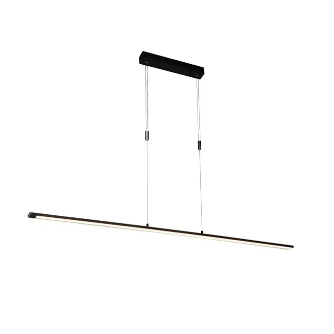 Moderne hanglamp zwart incl. LED 3-staps dimbaar - Benson