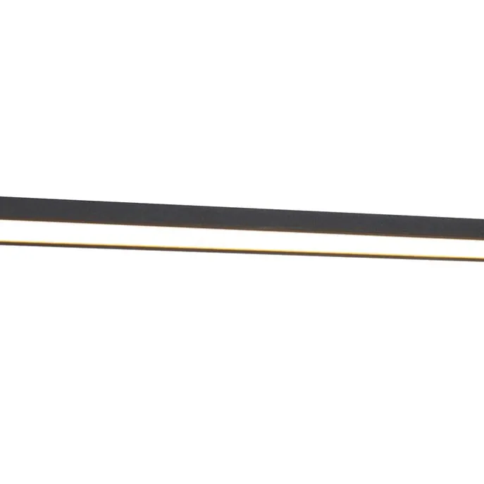 Moderne hanglamp zwart incl. LED 3-staps dimbaar - Benson