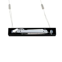 Moderne hanglamp zwart incl. LED 3-staps dimbaar - Benson