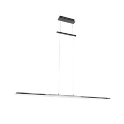 Moderne hanglamp zwart incl. LED 3-staps dimbaar - Kahan