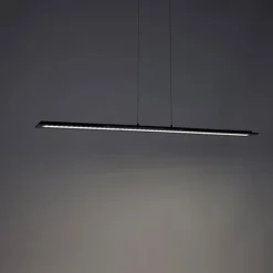 Moderne hanglamp zwart incl. LED 3-staps dimbaar - Kahan