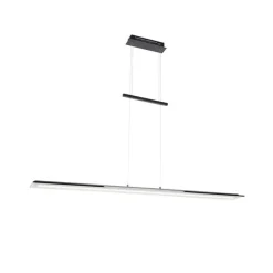 Moderne hanglamp zwart incl. LED 3-staps dimbaar - Kahan