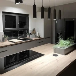 Moderne hanglamp zwart 5-lichts - Jeana