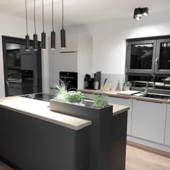 Moderne hanglamp zwart 5-lichts - Jeana