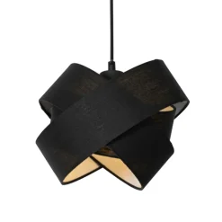 Moderne hanglamp zwart 3-lichts - Cloth