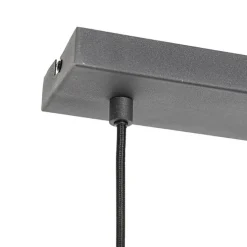 Moderne hanglamp zwart 4-lichts - Saffira