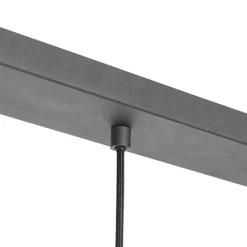 Moderne hanglamp zwart 4-lichts - Saffira