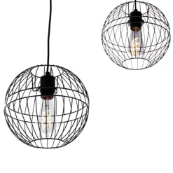 Moderne hanglamp zwart 3-lichts - Sphaera
