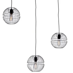 Moderne hanglamp zwart 3-lichts - Sphaera