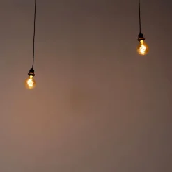 Moderne hanglamp zwart 2-lichts - Cava