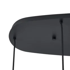 Moderne hanglamp zwart 6-lichts - Biles