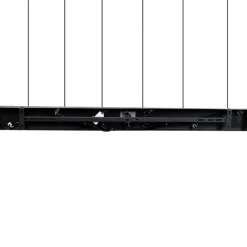 Moderne hanglamp zwart 6-lichts - Stream