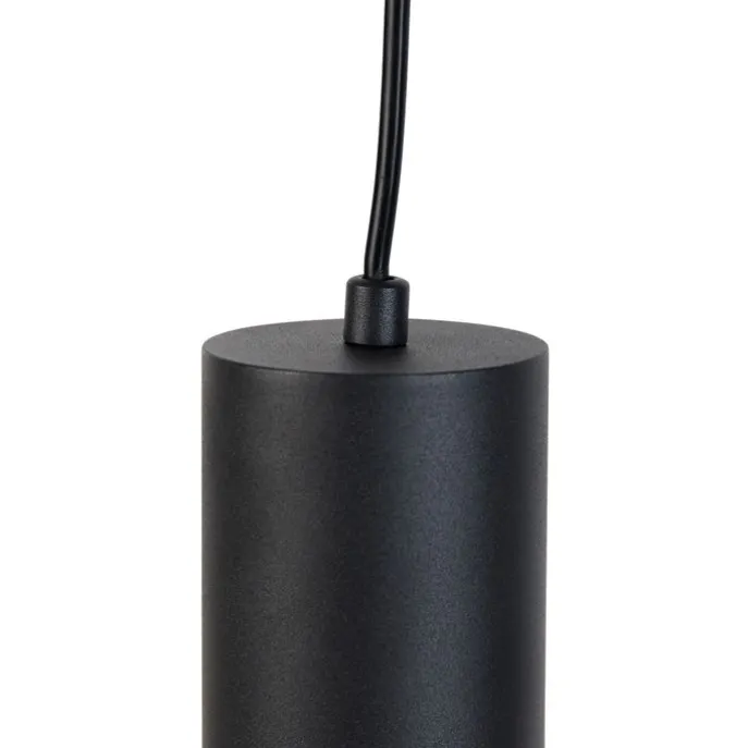 Moderne hanglamp zwart 4-lichts - Stream