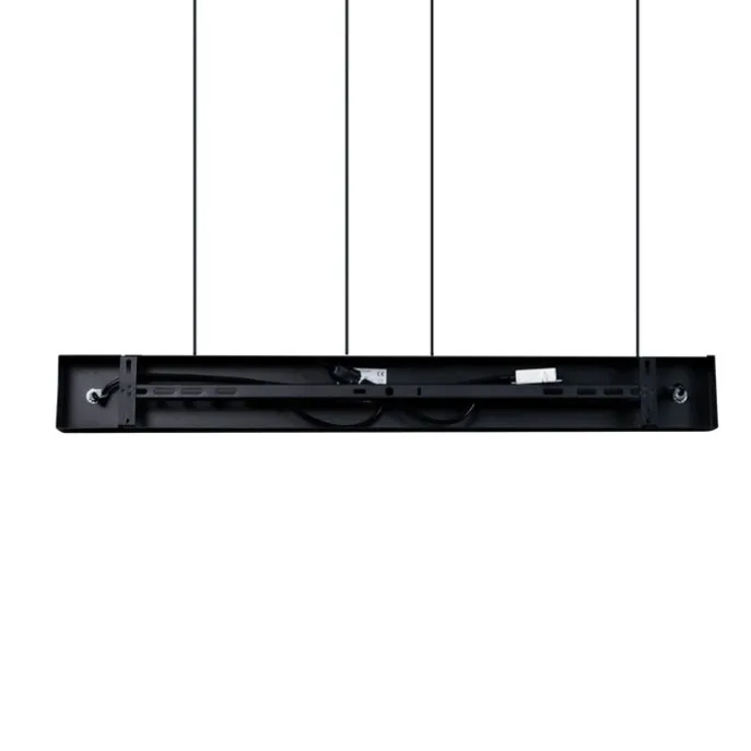 Moderne hanglamp zwart 4-lichts - Stream