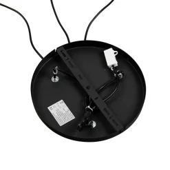 Moderne hanglamp zwart met taupe en beige 3-lichts - Stream