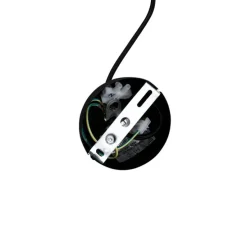 Moderne hanglamp zwart met smoke glas - Clayton