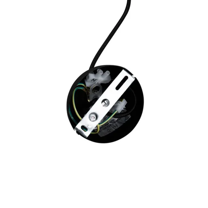 Moderne hanglamp zwart met smoke glas - Clayton