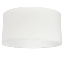 Moderne hanglamp zwart met witte kap 50 cm - Combi 1