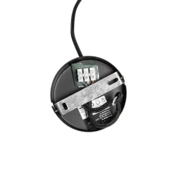 Moderne hanglamp zwart met mat glas 6-lichts - Monaco