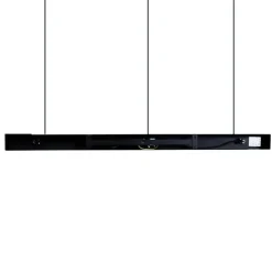 Moderne hanglamp zwart met grijs beton 3-lichts - Eton