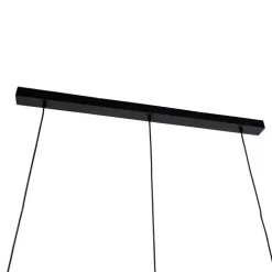 Moderne hanglamp zwart met grijs beton 3-lichts - Eton