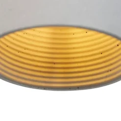 Moderne hanglamp zwart met grijs beton - Eton