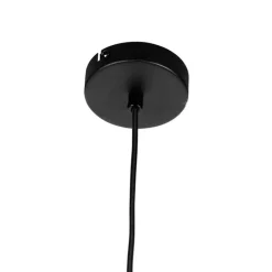 Moderne hanglamp zwart met grijs beton - Eton