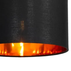 Moderne hanglamp zwart met goud 125 cm 3-lichts - VT 3