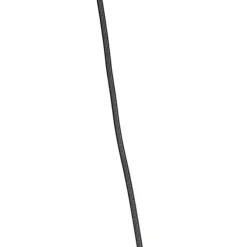 Moderne hanglamp zwart met grijs glas 20cm - Pallon