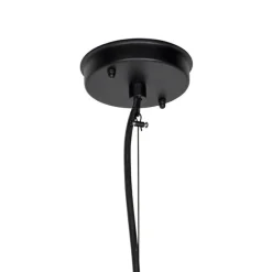 Moderne hanglamp zwart met glas IP44 - Jarra