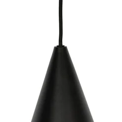 Moderne hanglamp zwart met opaal glas 4-lichts - Drop