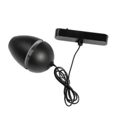 Moderne hanglamp zwart voor railsysteem 1-fase incl. LED - Magnetic Eggy