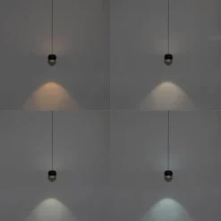 Moderne hanglamp zwart voor railsysteem 1-fase incl. LED - Magnetic Lance