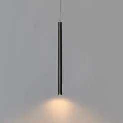 Moderne hanglamp zwart voor railsysteem 1-fase- Iconic Frini