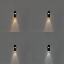 Moderne hanglamp zwart voor railsysteem 1-fase incl. LED - Magnetic Vance