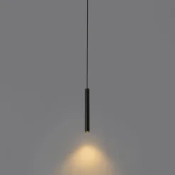 Moderne hanglamp zwart voor railsysteem 1-fase- Slimline Keno