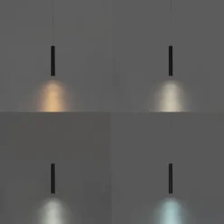 Moderne hanglamp zwart voor railsysteem 1-fase 4.5W 3000K - Magnetic Cassie