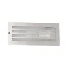 Moderne inbouwlamp staal IP44 - Hurricane