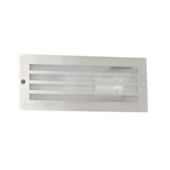 Moderne inbouwlamp staal IP44 - Hurricane