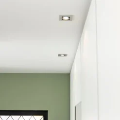 Moderne inbouwspot aluminium draai- en kantelbaar GU10 50mm - Qure