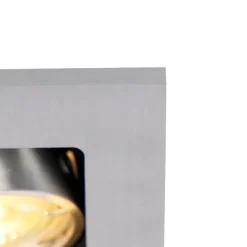 Moderne inbouwspot aluminium draai- en kantelbaar GU10 50mm - Qure