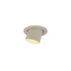 Moderne inbouwspot beige GU10 50mm rond kantelbaar - Installa