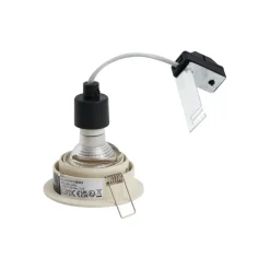 Moderne inbouwspot beige GU10 50mm rond kantelbaar - Installa